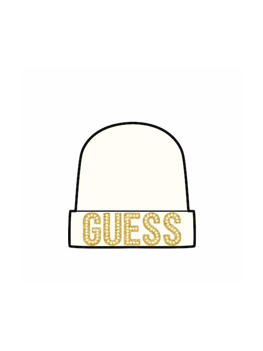 Guess Kids Beanie Knitted Ecru