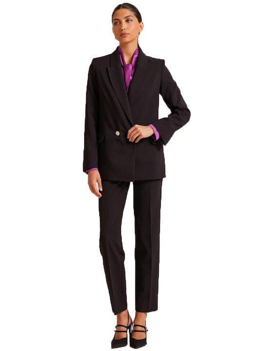 Mind Matter Damen Blazer Schwarz