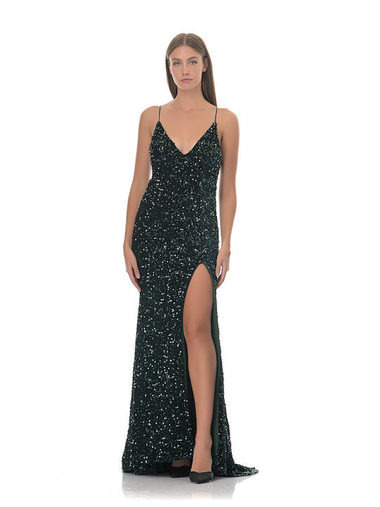 Farmaki Dress Evening Green