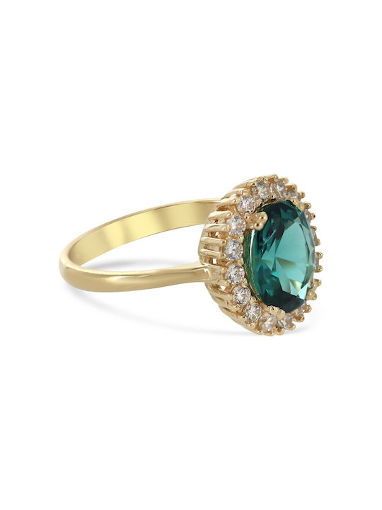 Vitopoulos Women's Gold Ring with Stone 14K