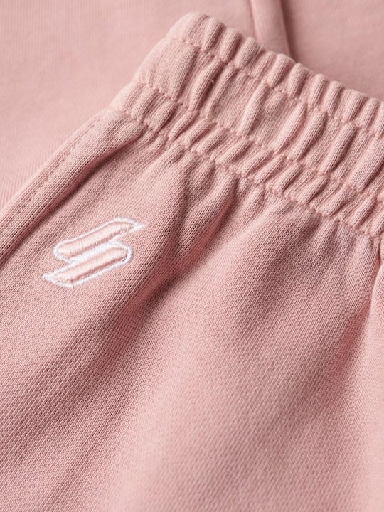 Women's Fabric Trousers Boyfriend Fit Pink