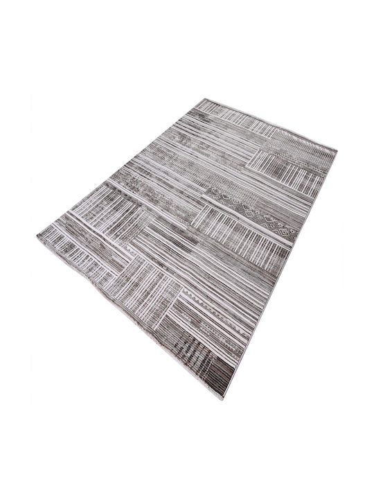 Polcarpet Havana Aztec 793 Rug Rectangular Summer with Fringes Grey White