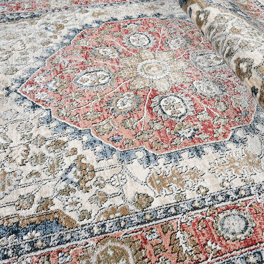 Polcarpet Allegra Valencia 539 Synthetisch,Polyester/Cotton/Leather Cream Rose