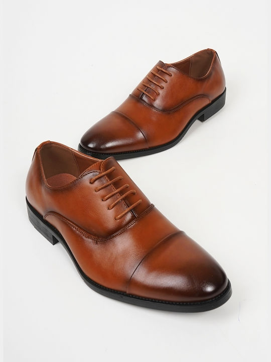 Piazza Shoes Leder Herren Freizeitschuhe Tabac Braun