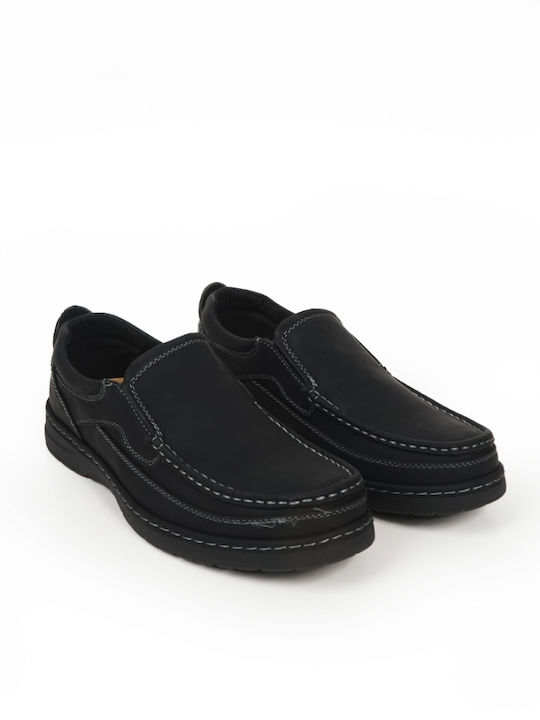 Men's Leather Casual Shoes Black