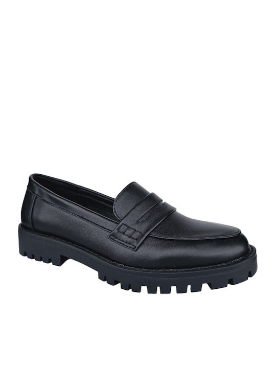 Blondie Women's Moccasins in Black Color