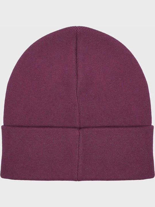 Beanie Unisex Σκούφος Πλεκτός σε Μωβ χρώμα