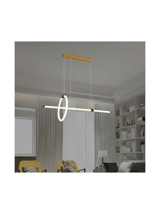 V-TAC Designer Pendant Light White LED with Warm White Light Rail