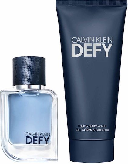 Calvin Klein Defy Ανδρικό Σετ με Eau de Toilette 2τμχ