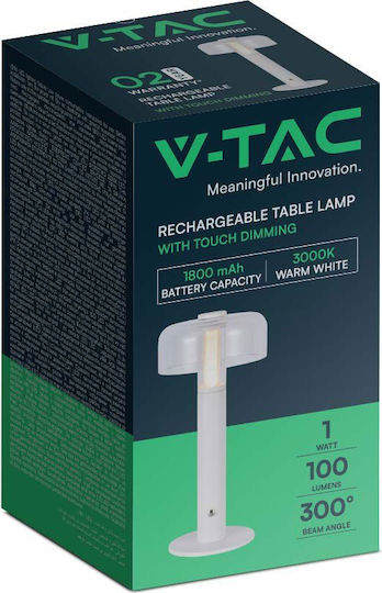 V-TAC Διακοσμητικό Φωτιστικό LED Θερμό Λευκό 3000K 30εκ.