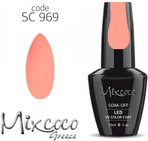 Mixcoco Semi-Permanent Nail Polish 969 15ml 1pcs