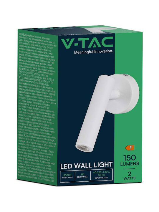 V-TAC Einzel LED Natürliches Weiß Spot in Weiß Farbe
