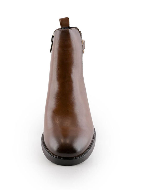 Stiefeletten Damen Tabac Braun