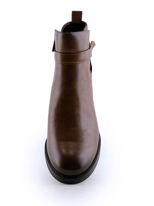 Stiefeletten Damen Tabac Braun