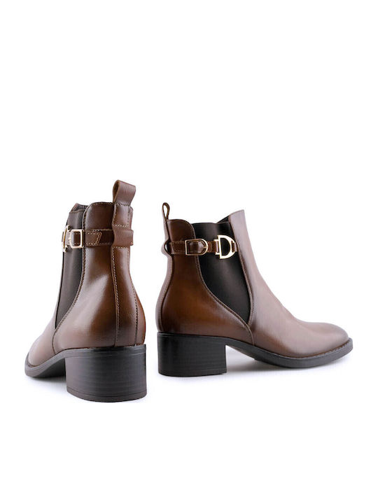 Stiefeletten Damen Tabac Braun