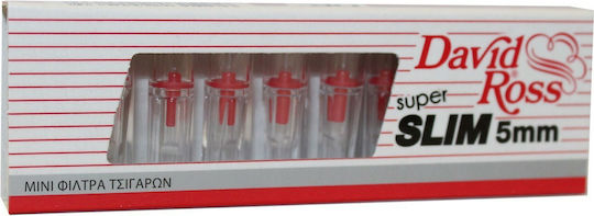 David Ross Super Slim 5mm Cigarette Pipes 10 Pieces