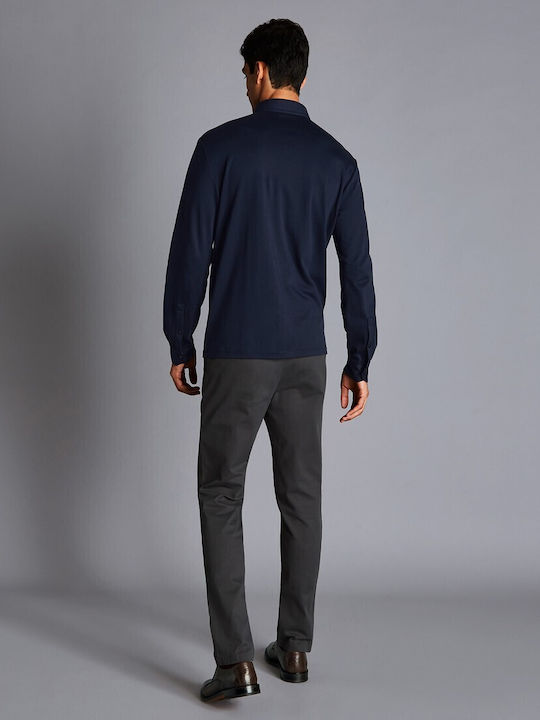 Elastic Chino Trousers Gray TRC0270 Dark Gray