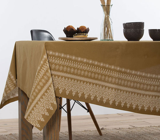 Nef-Nef Homeware Față de masă Kleran Miere 140x140cm