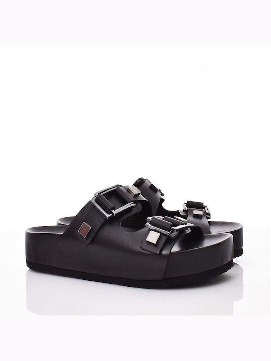 MAKRIS FLAT SANDALS "H 55" (21.H55 BLACK)