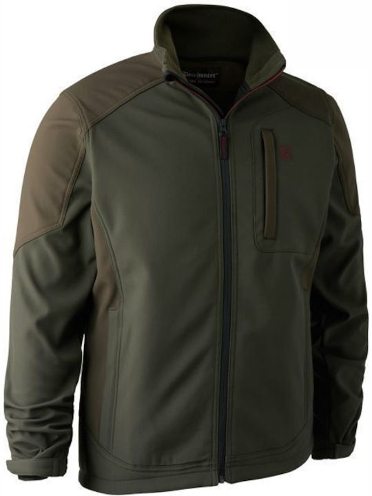 Deerhunter Rogaland Αντιανεμικό Κυνηγετικό Μπουφάν Softshell Χακί