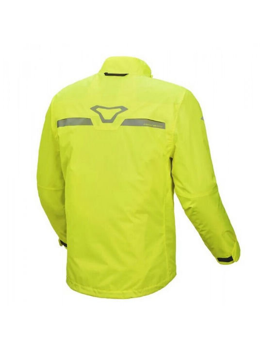 Macna Herren Motorradjacke 4 Jahreszeiten Wasserdicht Gelb