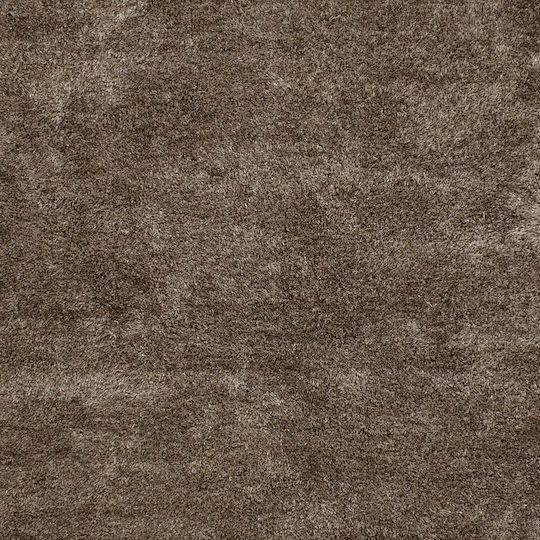 Koulis Carpets Soft Set Modern Schlafzimmer-Teppichsets Synthetisch,Polyester/Cotton/Leather Soft Brown 100-001-003 3Stück