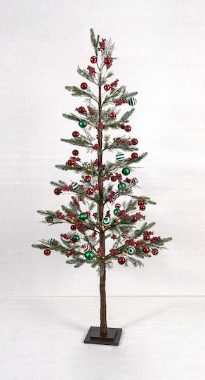 Christmas Decorative Illuminated Mulberry Tree 240cm IP20 Electric Adorned Green