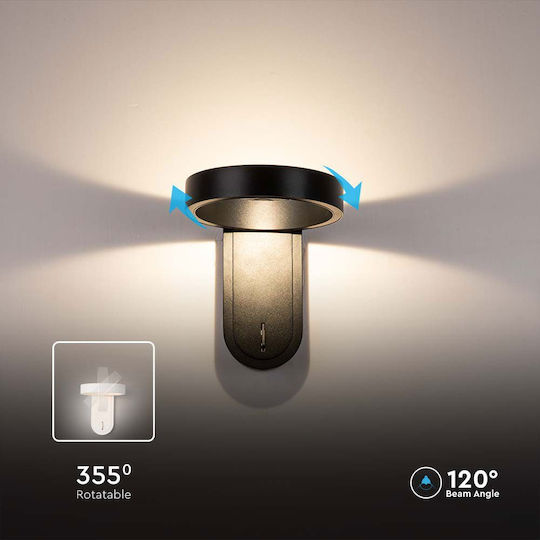 V-TAC Spot Led Simplu În Culoare Neagră