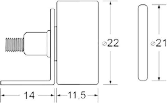 Metalor Metallic Cabinet Hinge Accessory