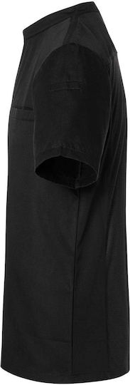 Karlowsky Bluse Koch Unisex Schwarz mit Kurzärmelig BJM 3 BJM 3/1