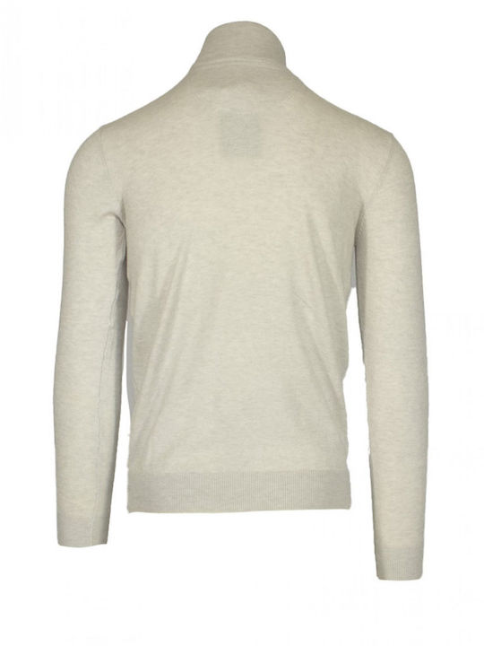 Explorer Men's Long Sleeve Sweater with Zipper Ice