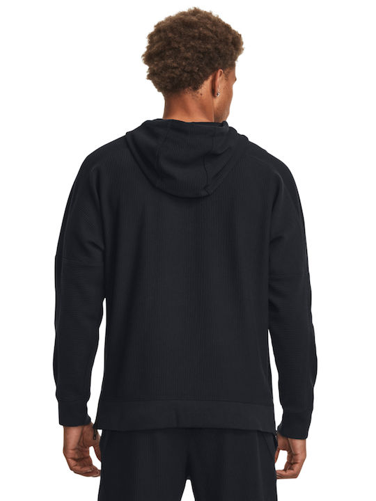 Under Armour Herren Sweatshirt Jacke mit Kapuze und Taschen Schwarz