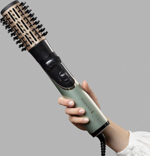 Remington Botanicals™ Κεραμική Ηλεκτρική Βούρτσα με Αέρα & Περιστρεφόμενη Κεφαλή για Ίσιωμα και Μπούκλες 800W