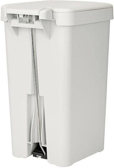 Brabantia Κάδος Stepup Απορριμμάτων Πλαστικός με Πεντάλ Γκρι 16lt