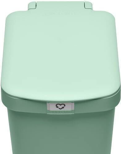 Brabantia Κάδος Stepup Απορριμμάτων Πλαστικός με Πεντάλ Πράσινος 16lt