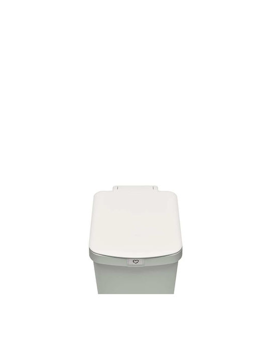 Brabantia Stepup Plastic Waste Bin with Pedal Grey 25lt