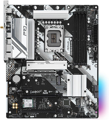 ASRock B760 PRO RS/D4 WiFi Motherboard ATX με Intel 1700 Socket