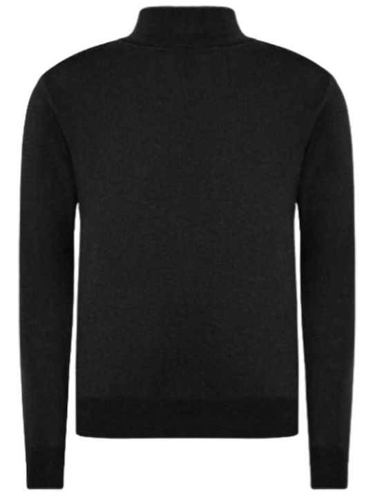 La Martina Men's Long Sleeve Sweater Black