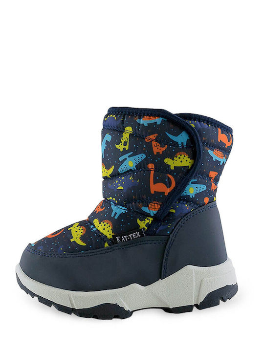 Kids Wellies with Internal Lining Blue