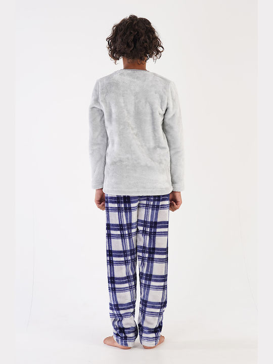 Vienetta Secret Set Top & Bottom Kids Pyjamas Gray