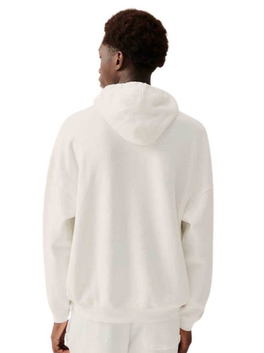 American Vintage Men's Sweatshirt with Hood White