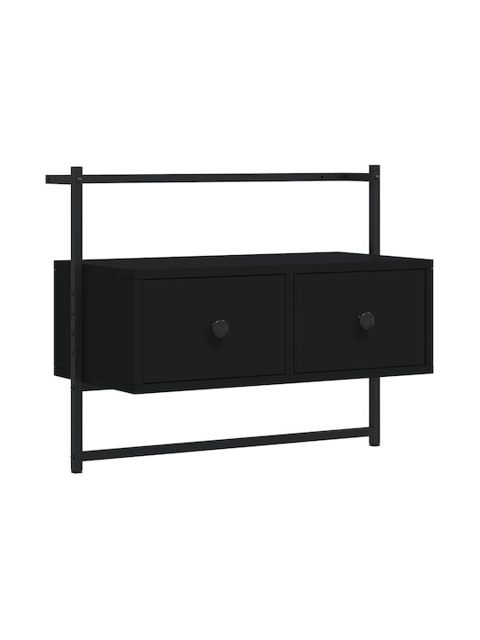 TV Stand Black L60.5xW30xH51cm