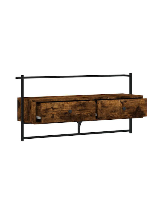 TV-Möbel Hölzernes Wandmontage Capn. Oaks L100.5xB30xH51cm