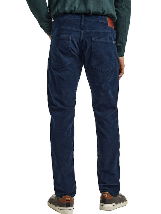 Pepe Jeans 'stanley' Men's Trousers Navy Blue