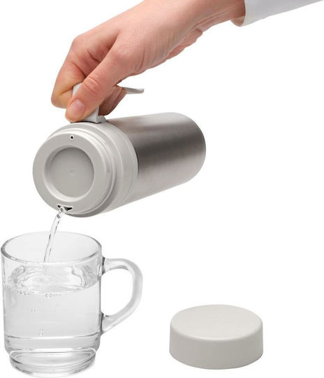 Brabantia Recycelbares Thermosflasche Rostfreier Stahl 500ml Silber