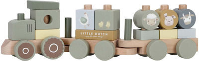 Little Dutch Slide Toy Little Farm made of Wood for 18++ Months