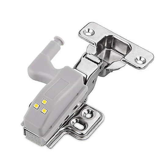 LED Emergency Light Hinge with Battery Powered and Photocell Light 2pcs