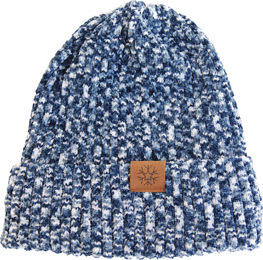 Unisex Set with Beanie Fleece - Polar Μπλε-Πολύχρωμο