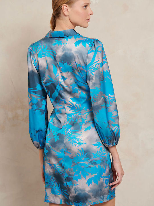 Mini Evening Shirt Dress Wrap
