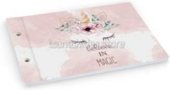 Tsantakides Guest Book with Unicorn Theme